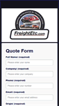 Mobile Screenshot of freightetc.com