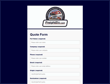 Tablet Screenshot of freightetc.com